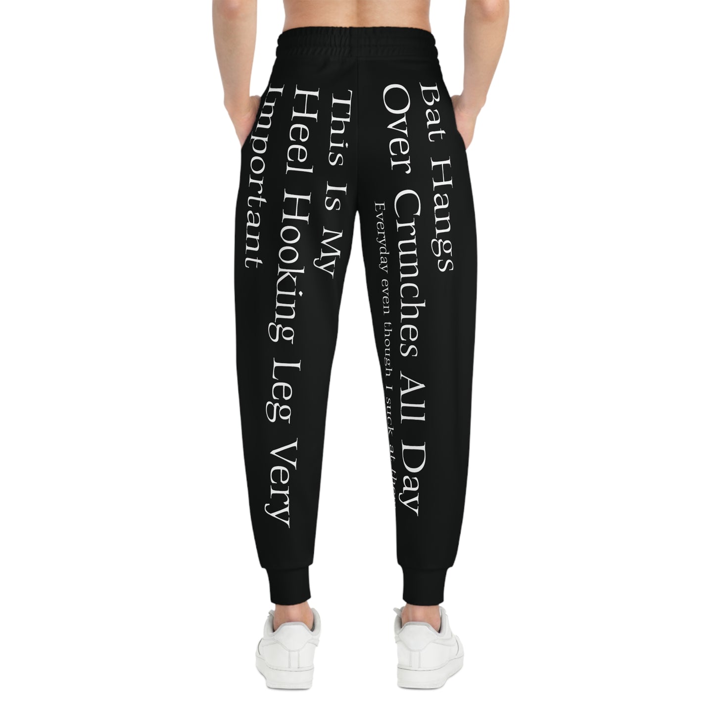 Black Athletic Joggers - Cave Climbing Core