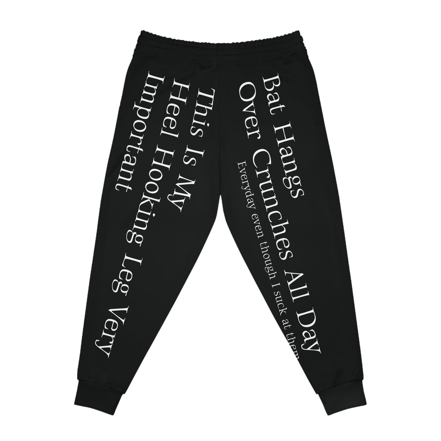 Black Athletic Joggers - Cave Climbing Core