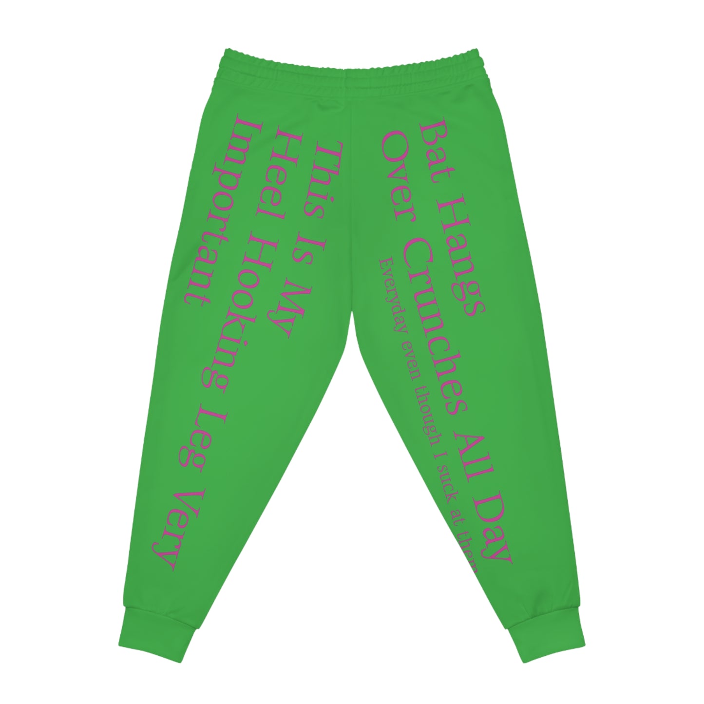 Green Athletic Joggers - Cave Climbing Core