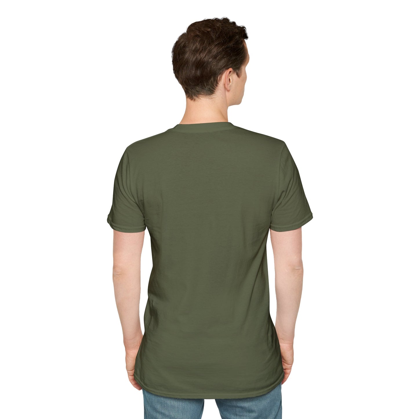 T-Shirt Simple 'Fat Men Can't Climb' Logo Shirt
