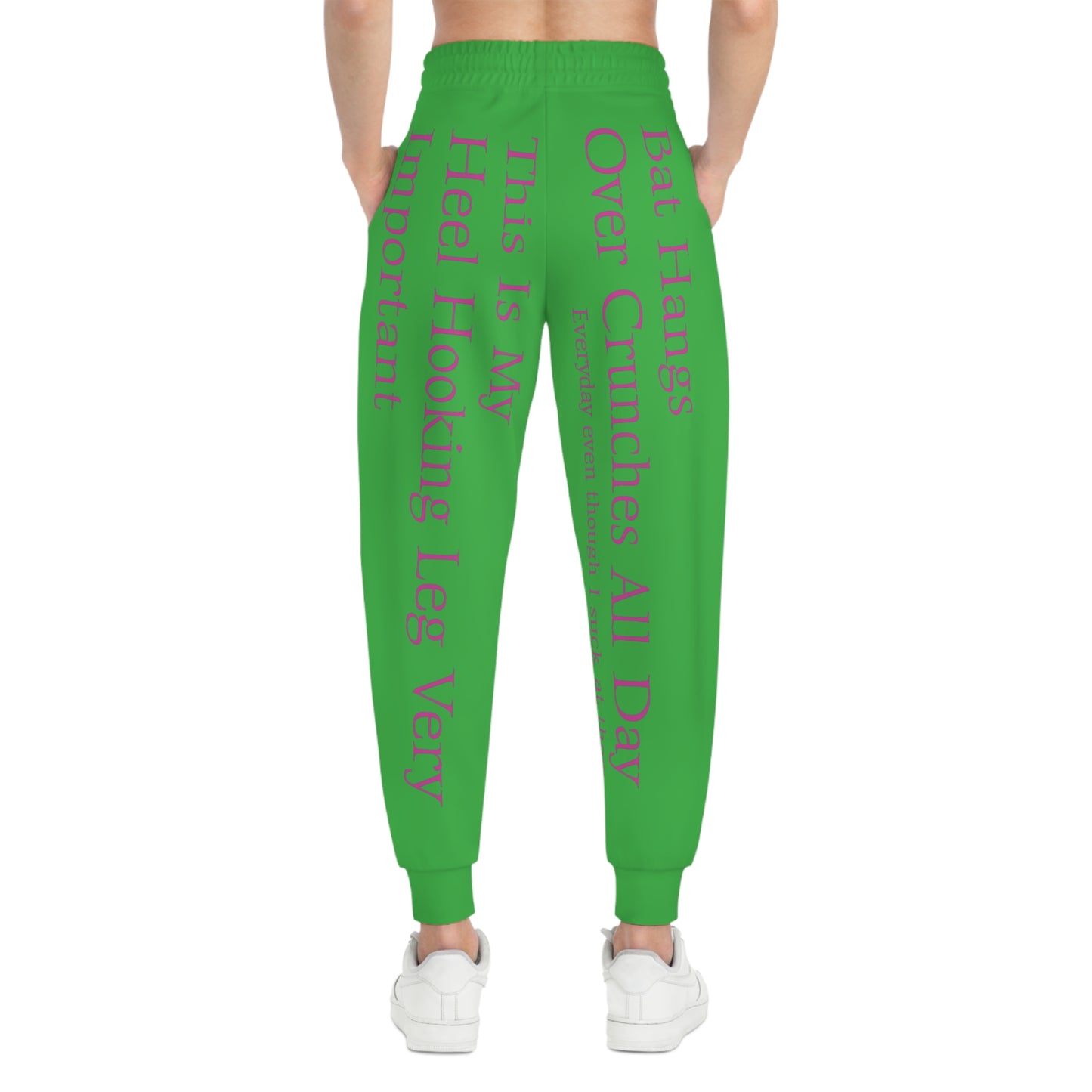 Green Athletic Joggers - Cave Climbing Core