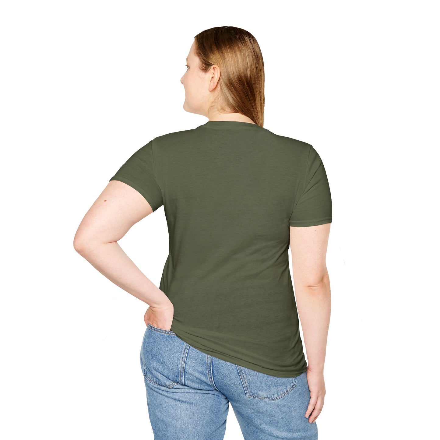 T-Shirt Simple 'Fat Men Can't Climb' Logo Shirt