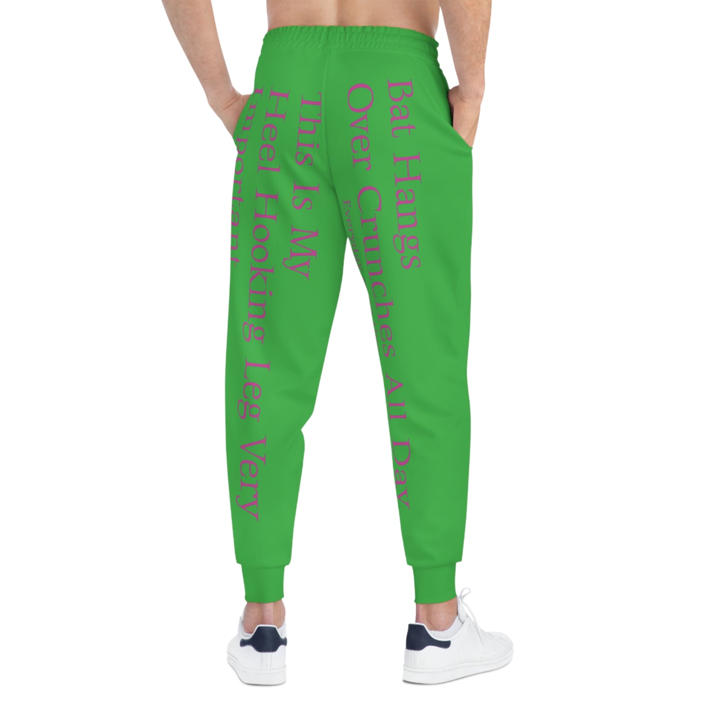 Green Athletic Joggers - Cave Climbing Core